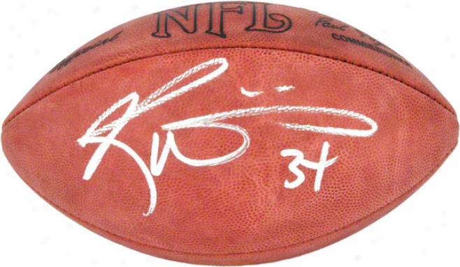 Ricky Williams Autographed Football  Details: Pro Football