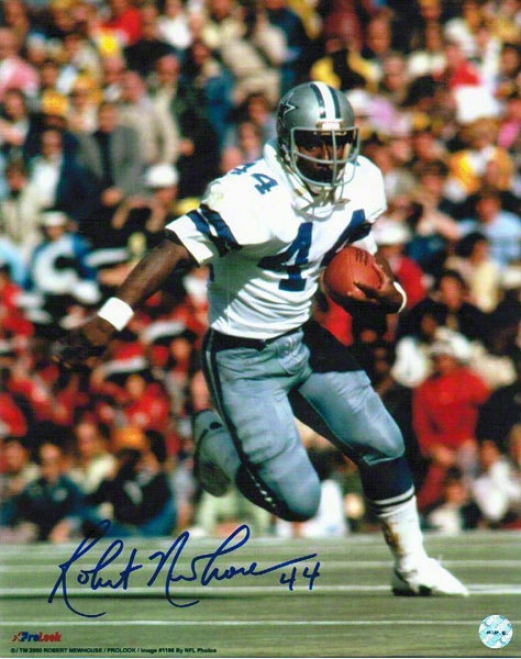 Robert Newhouse Autographed Dallas Cowboys 8x10 Photo