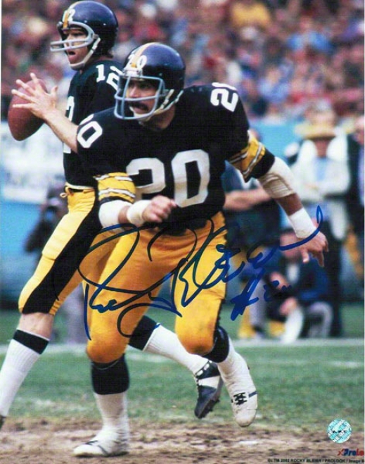 Rocky Bleier Autographed Pittsburgh Seelers 8x10 Photo