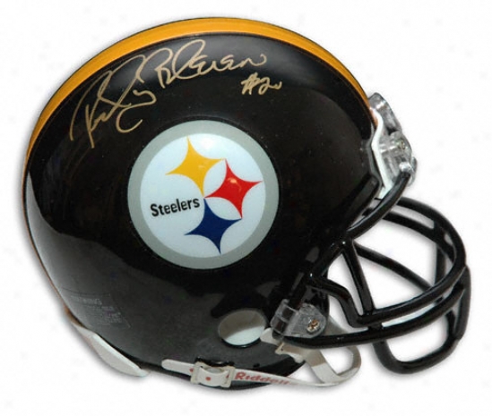 Rocky Bleier Pittsburgh Steelers Autographed Mini Helmet