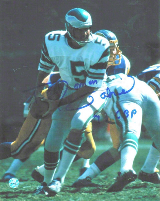 Roman Gabriel Philadelphia Eagles Autographed 8x10 Photo Cbp Inscribed 73 Cbp