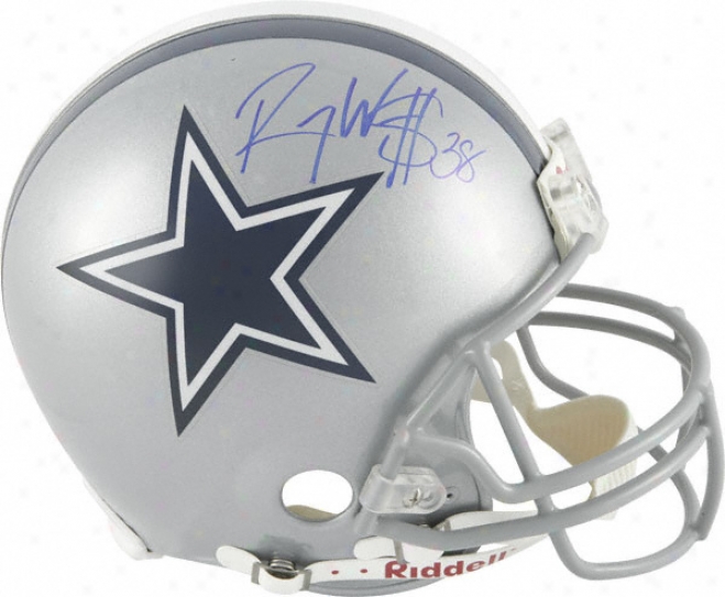 Roy Williams Autographed Pro-line Helmet  Details: Dallas Cowboys, Authentic Riddell Helmet