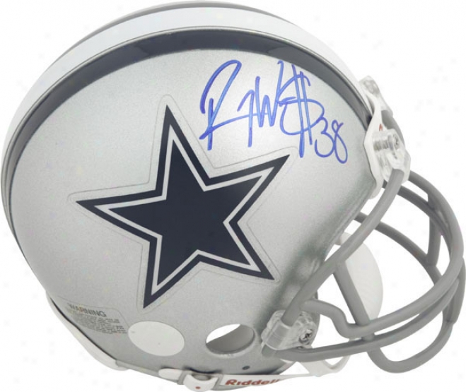 Roy Williams Dallas Cowboys Autotraphed Mini Helmet