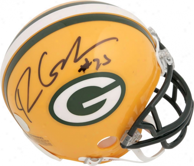 Ryan Grant Green Bay Packers Autographed Mini Helmet