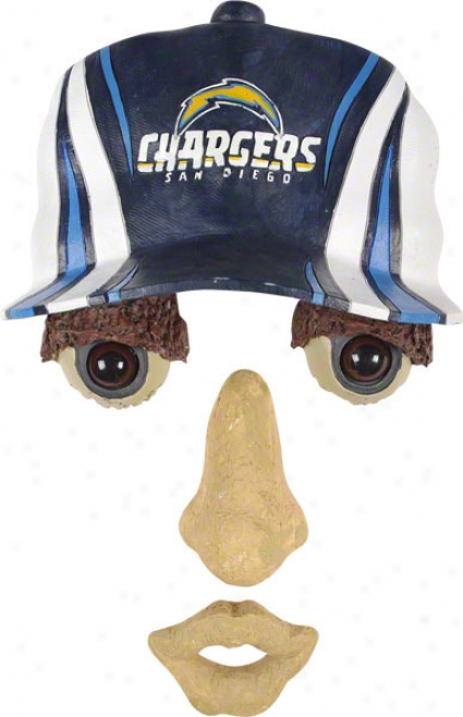 San Diego Chargers 14x7 Forest Face