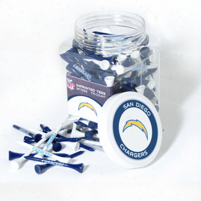 San Diego Chargers 175 Pc. Golf Tee Jar