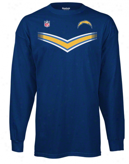 San Diego Chargers 2011 Sideline T And T Navy Long Sleeve T-shirt