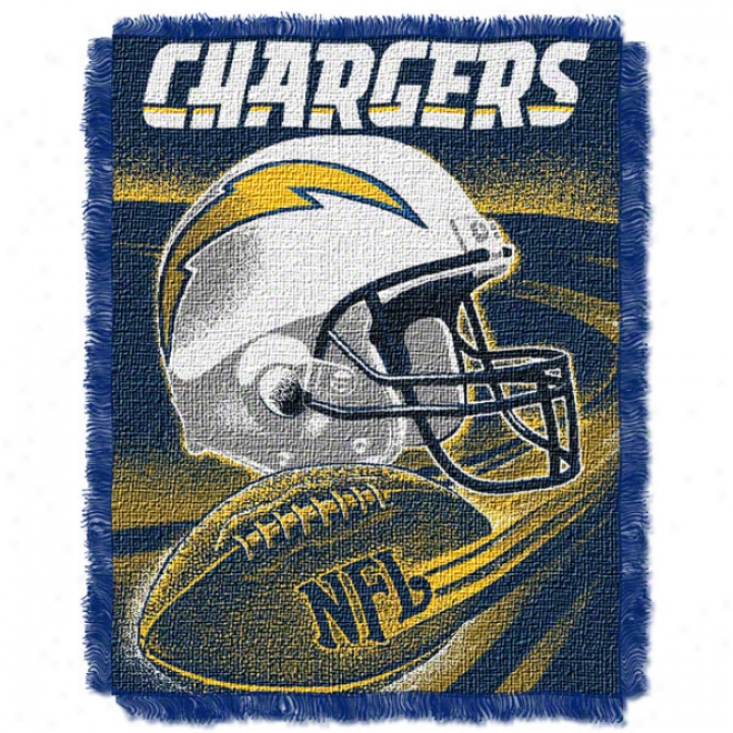 San Diego Chargers 48x60 Series Woven Jacquard Throw