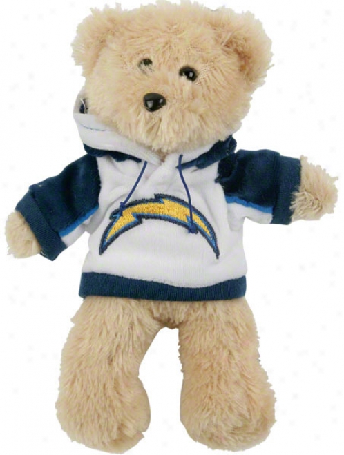 San Diego Chzrgers 8&quot Fuzzy H0ody Bear