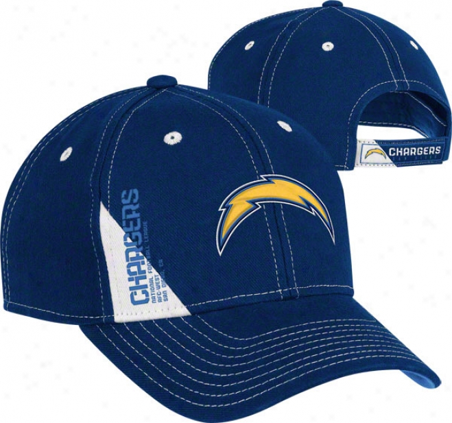 San Diego Chargerx Adjustable Hat: High Density Structured Hat