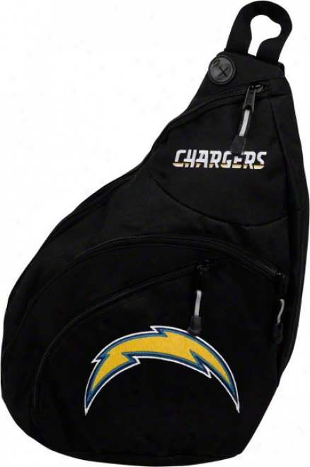 San Diego Chargers Black Slingshot Backpack