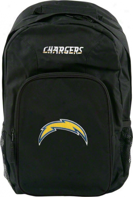 San Diego Chargers Black Youth Southpaw Backpack