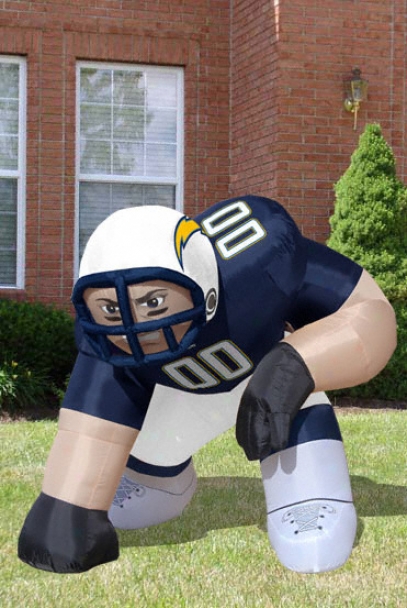 San Diego Chargers Bubba Inflatable Lawn Figurine