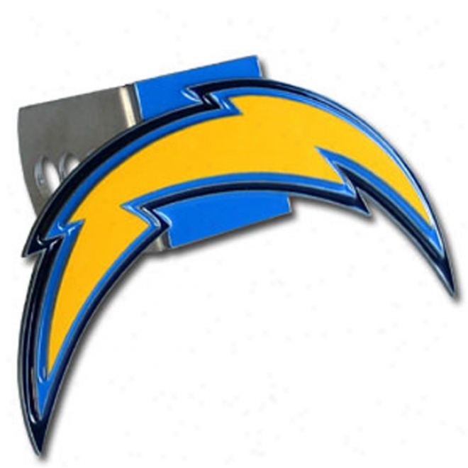 San Diego Chargers Carved Logo Hitch Cover