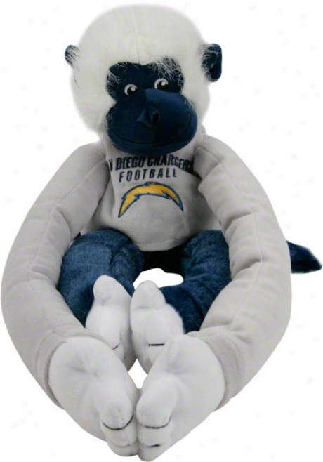 San Diego Chargers Embroidered Monkey