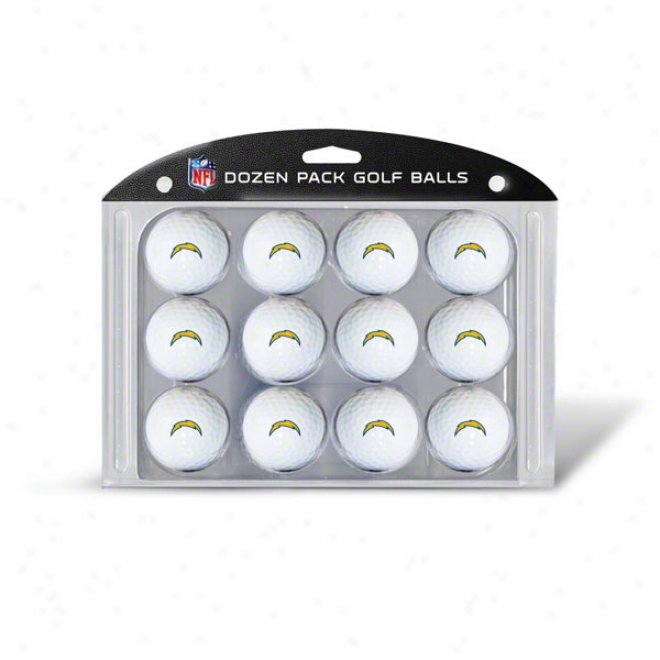 San Diego Chargers Golf Ball 12 Pack