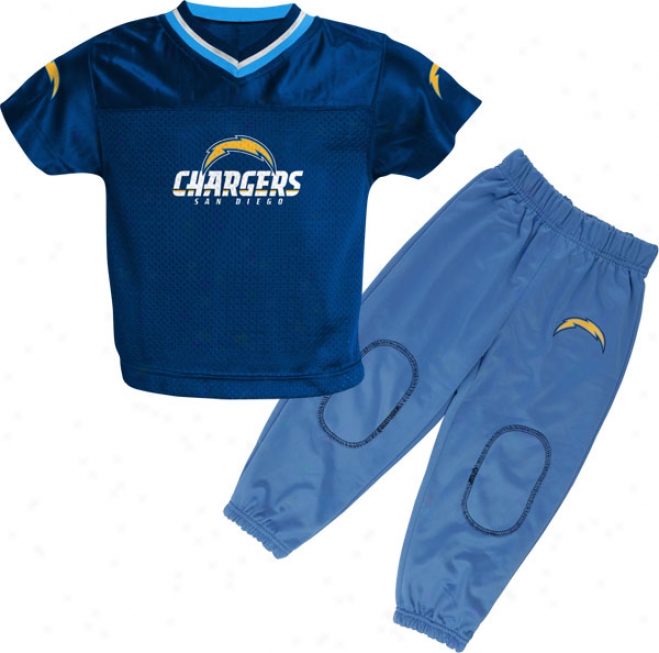 San Diego Chargers Infant Football Jersey And Pant Set