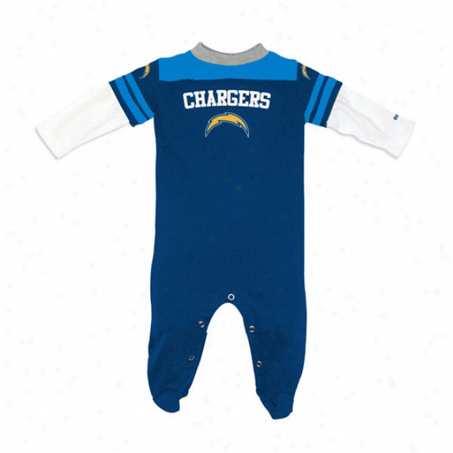 San Diego Chargers Infant Layered Sleeve Coverall