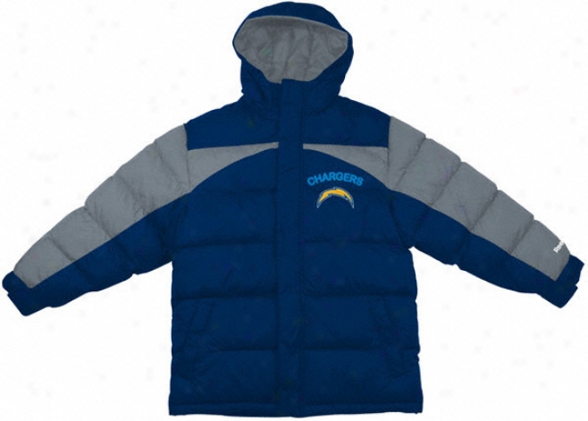 San Diego Chargers Kids (4-7) Heavyweight Quilted Parka