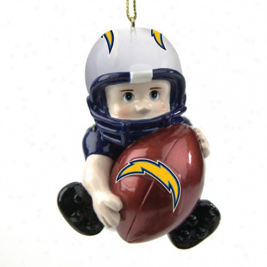 San Diego Chargers Lil Fan Team Player Ornament