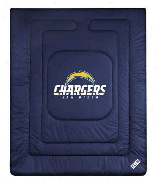 San Diego Chargers Locker Room Comforter - Full/queen Bed