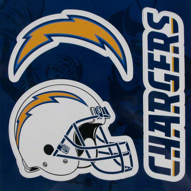 San Diego Chargers Magnet Sheet