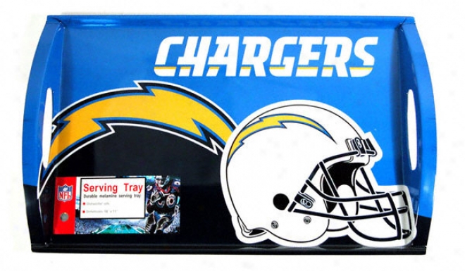 San Diego Chargers Melamine Serving Tray