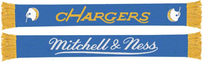 San Diego Chargers Mitchell & Ness Throwback Team Scarf