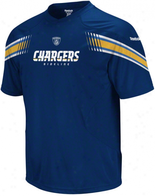 San Diego Chargers Navy 2011 Sideline Training V-crew Shirt