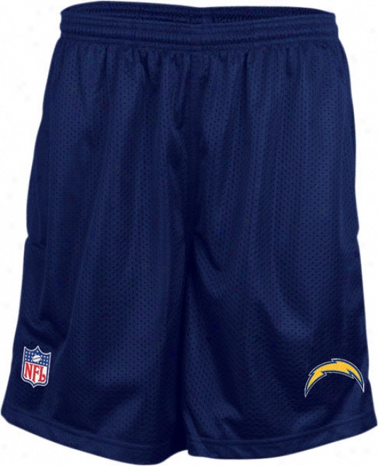 San Dieego Chargers Navy Coaches' Sideline 2011 Mesh Shorts