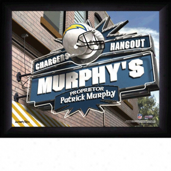 San Diego Chargers Personalized Sports Pub Print