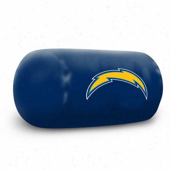 San Diego Chargers Pillow: Beaded Spandex Bolster Pillow