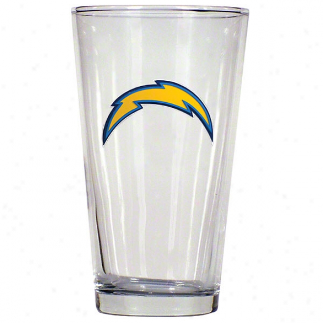 San Diego Chargers Pint Glasd