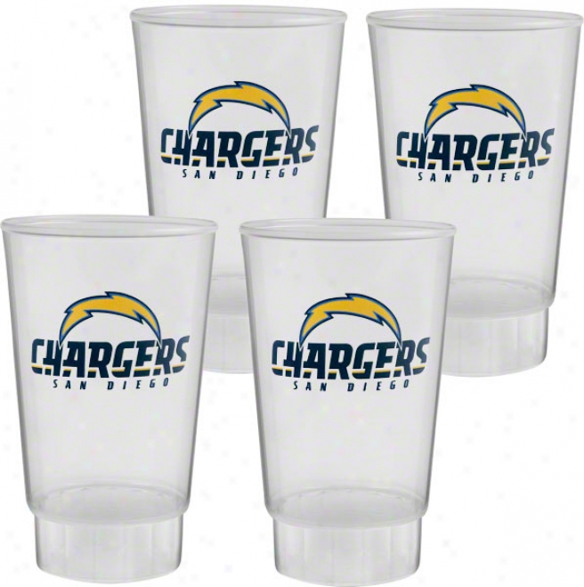 San Diego Chargers Plastic Tumbler 4-pack