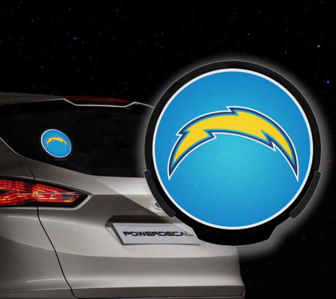 San Diego Chargers Power Dceal: Light Up Decal