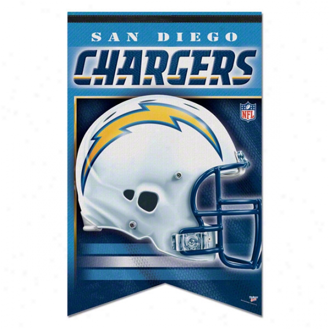 San Diego Chargers Premium 17x26 Banner