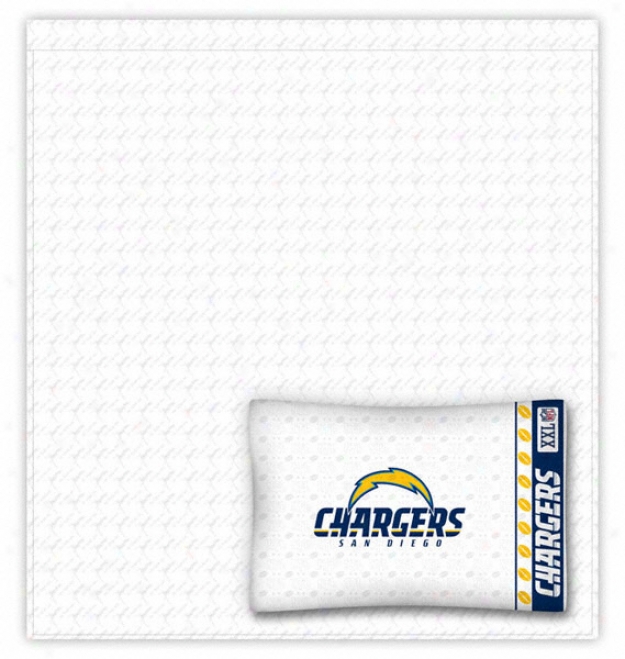 San Diego Chargers Queen Sheet Set