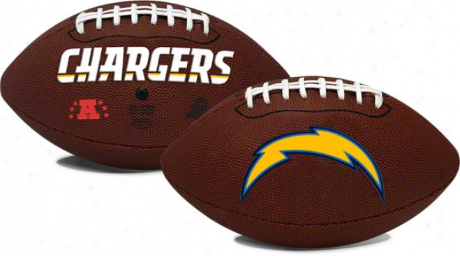 San Diego Chargers &uotgame Time&quot Full Sixe Football