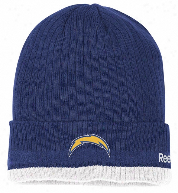 San Diego Chargers Reebok 2010 Coaches' Sideline Cuffed Knit Hat