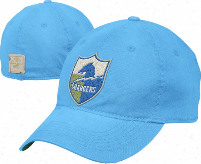 San Diego Chargers Retro Sport Washed Throwback Flex Slouch Hat