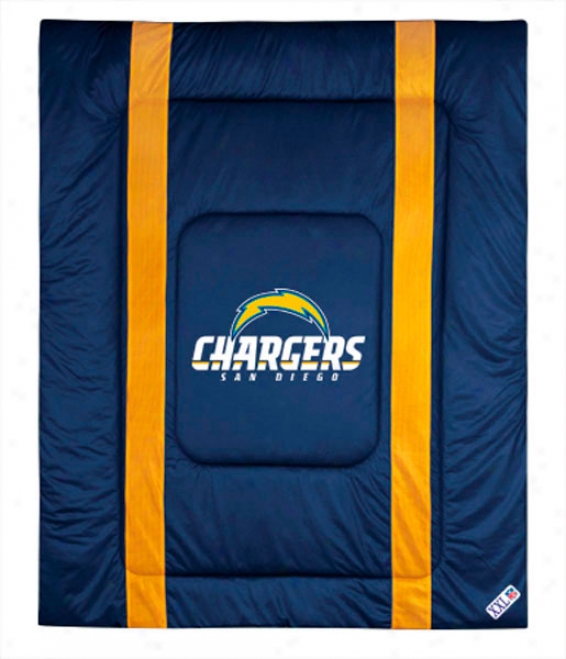 San Diego Chargers Sideline Doubled Comforter