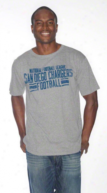 San Diego Chargers Signal Tri-blend T-xhirt