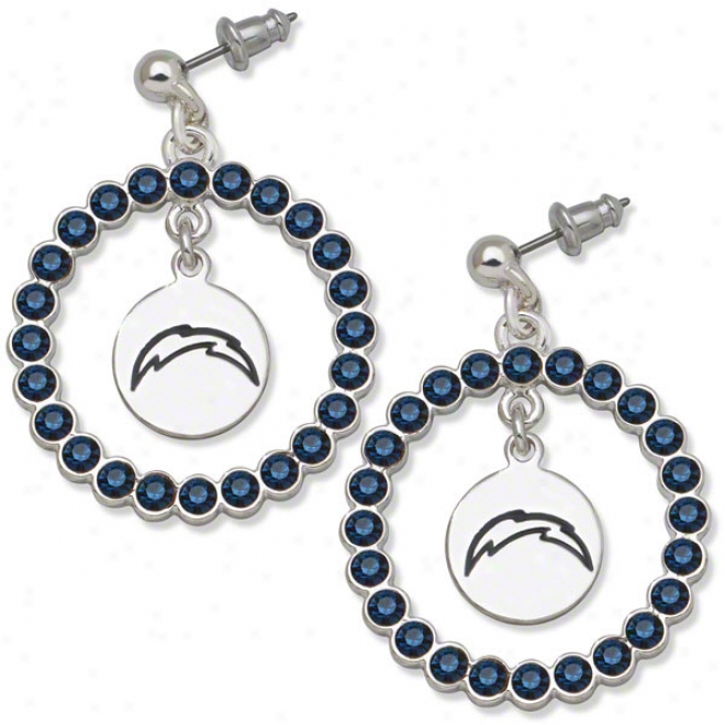 San Diego Chargers Spirit Crystal Earrings