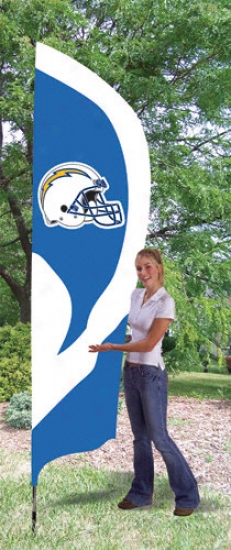 San Diego Chargers Team Pole Flag