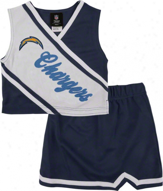 San Diego Chargers Toddler 2-piece Cheerleader Set