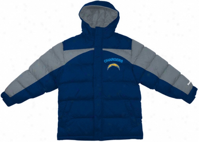 San Diego Chargers Toddler Heavyweight Quilted Parka