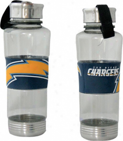 San Diego Chargers Water Bottle: 24oz Polycarb Water Bottle