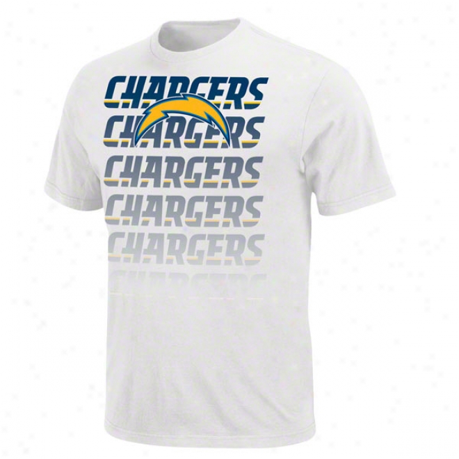 San Diego Chargers White All Spell Great Iii T-shirt
