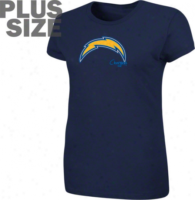 San Diego Charger sWomen's Plus Size Game Tradition Ii T-shirt