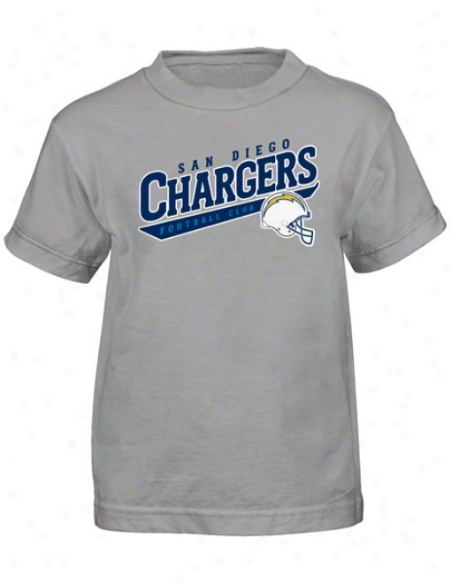 San Diego Chargers Youth Grey Call Tails T-shirt